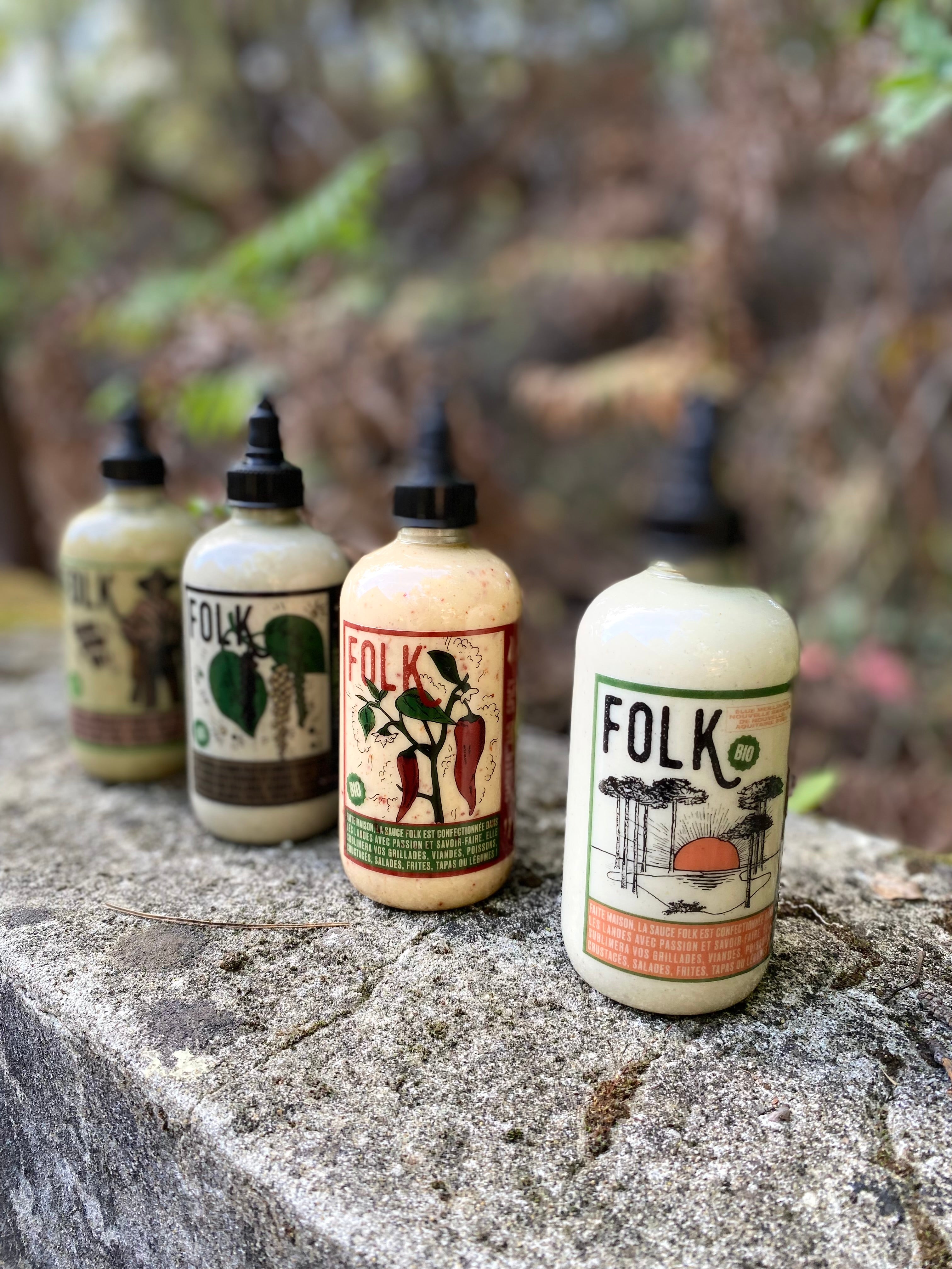 Pack 4 sauces Folk